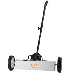 Bostome 45 lbs rolling magnetic sweeper with 18-inch width and adjustable handle for easy use.