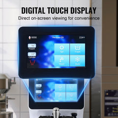 Bostome Commercial Soft Serve Ice Cream Machine with stainless steel design and user-friendly touch panel.