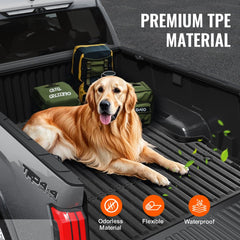 Bostome TPE truck bed mat designed for 2022-2024 Toyota Tundra 5.5 ft bed with textured surface.