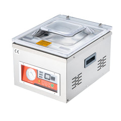 Bostome Chamber Vacuum Sealer in stainless steel with a 15.7-inch sealing length and 260W motor.