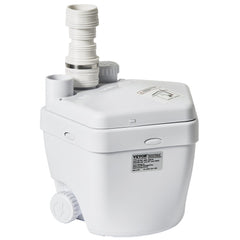 White Bostome utility sink pump system with 1/3 HP motor, 1500 GPH flow, and 18ft head.