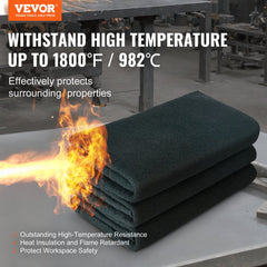 Bostome carbon fiber welding blanket 6-pack, 21"x20", heat resistant to 1800°F.