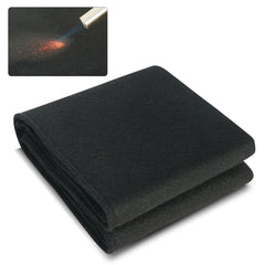 Bostome carbon fiber welding blanket, 27"x12", heat resistant up to 1800°F, lightweight and foldable.