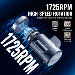 Bostome 1HP electric motor with 1725 RPM speed, AC 115V/230V, and 56C frame.