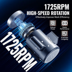 Bostome 0.75HP single phase electric motor with 1725 RPM speed and 56C frame.