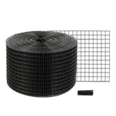 Bostome Solar Panel Bird Guard, an 8"x100' PVC coated critter mesh for solar panel protection.