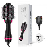 Bostome Dual Voltage Hot Air Brush with a 2.95-inch oval brush head and adjustable heat settings.