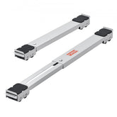Bostome extendable appliance rollers in white, designed for moving heavy appliances easily.