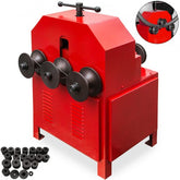 Bostome Electric Pipe Tube Bender with 9 round and 8 square die sets for precise bending.