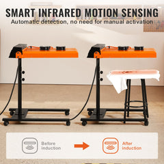 Bostome 6000W Infrared Flash Dryer with a 19x21" drying area and auto sensor for easy operation.