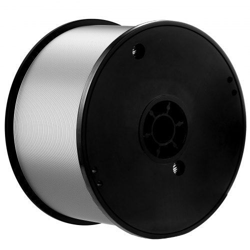 Bostome 1640ft aluminum electric fence wire on a reel, designed for livestock containment.
