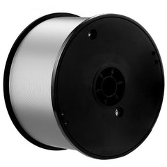 Bostome 1640ft aluminum electric fence wire on a reel, designed for livestock containment.