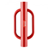 Steel fence post driver with 4.11" inner diameter and ergonomic handles for easy use.