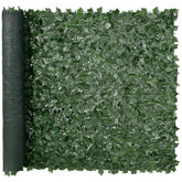 Artificial ivy privacy fence with realistic leaves, 59"x98" size, for outdoor use.