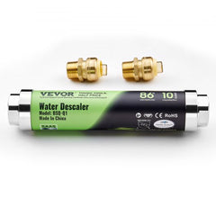 Bostome Whole House Salt-Free Descaler in SAAS alloy with 3/4" connectors for easy installation.