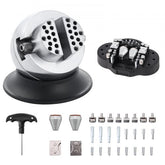 Bostome 3" engraving ball vise with 360° rotation and adjustable jaw for jewelry setting.