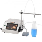 Bostome Automatic Liquid Filling Machine with peristaltic pump, adjustable nozzles, and digital control.