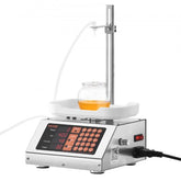 Bostome Automatic Liquid Filling Machine with a digital control and hygienic peristaltic pump.