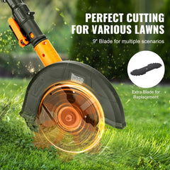 Bostome 20V Cordless Lawn Edger with a 9-inch blade and adjustable depth settings.