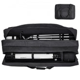 Black Bostome 41-inch waterproof telescope case with shock-absorbent padding and accessory pockets.