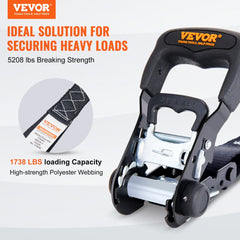 Bostome ratchet tie down straps in a 4-pack with S-hooks and padded handles for secure hauling.