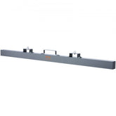 Bostome 120lbs Hanging Magnetic Sweeper with aluminum casing and steel handles for debris pickup.