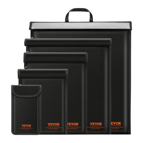 Bostome 4-Pack Faraday Bag Set with fireproof, signal-blocking pouches for various devices.