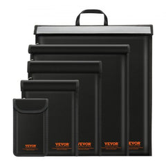 Bostome 4-Pack Faraday Bag Set with fireproof, signal-blocking pouches for various devices.