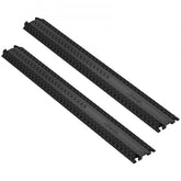 Bostome 2-Pack Cable Protector Ramp with anti-slip texture and 2000 lbs load capacity.