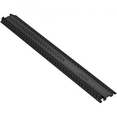 Bostome 39" speed bump cable protector ramp with textured surface and 1-channel design.