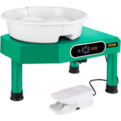Bostome 9.8" LCD pottery wheel with touch screen controls and detachable basin for easy cleaning.