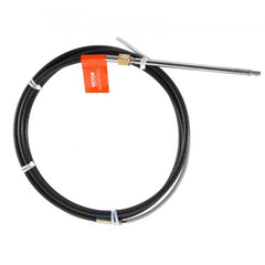 Bostome 17ft outboard marine rotary steering cable with durable steel construction and milled ends.
