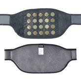 Bostome far infrared heating pad with 10 jade and 10 tourmaline stones in gray neoprene.