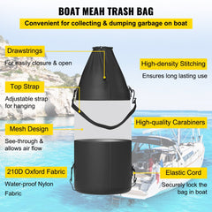 Bostome T-Top storage bag for four life jackets made from durable 600D Oxford fabric.
