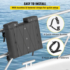 Bostome T-Top storage bag made of durable 600D Oxford fabric for four life jackets.
