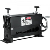 Manual wire stripping machine with 11 channels for wires 1.5mm to 38mm, featuring durable blades.