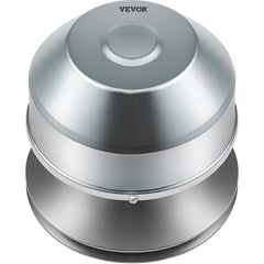 Silver aluminum Yamaha G2-G22 drive clutch with cooling fins, viewed from above.