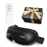 Black Bostome heated eye massager with remote control and gift box.