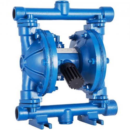 Bostome 1/2" air-operated double diaphragm pump in cast iron with 3 GPM flow rate.
