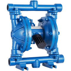Bostome 1/2" air-operated double diaphragm pump in cast iron with 3 GPM flow rate.
