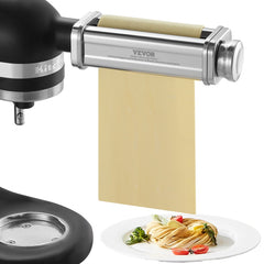 Bostome Pasta Roller Attachment with 8 thickness settings for KitchenAid mixers.