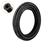 Bostome 1/2" x 100ft hydraulic hose with 2-wire braid for high pressure and durability.