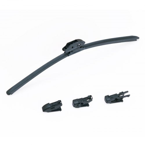 Bostome 24" universal rubber wiper blades with aluminum connector for easy installation.
