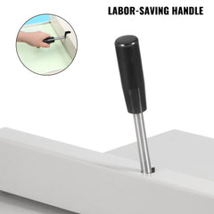 Bostome 18" manual paper creasing machine with ergonomic handle and high-precision ruler.