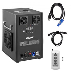 Bostome 700W Cold Spark Machine with DMX control and wireless remote for safe spark effects.