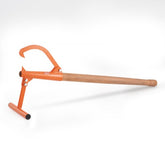 Bostome Heavy Duty Log Lifter with a 46.5" wooden handle and adjustable iron hook for logs.