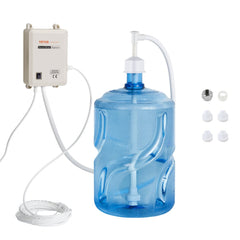Bostome bottled water dispensing pump system with 20ft cord and dual switch protection.