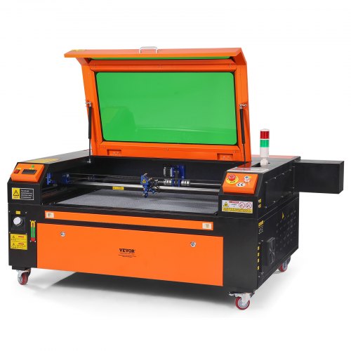Bostome 100W CO2 Laser Engraver Cutter with a 24x35in work area and intelligent laser head.