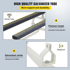 Bostome Jet Ski Dolly with adjustable bunks and smooth casters for easy transportation.