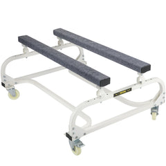 Bostome Jet Ski Dolly with adjustable bunks and smooth casters for easy transport and storage.